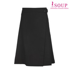 SOUP 벨티트 미디 렝스 플레어스커트(SUASR70)