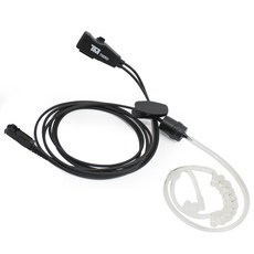  모토로라 이어마이크 MTP-3550 락킹타입 무전기용 투명튜브 포함 TM-EM1000 더뮤 