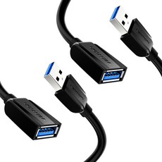 벤션 USB 3.0 고속 연장케이블 VAS-A45, 0.5m, 2개