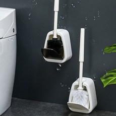 욕실 화장실 변기솔 변기 청소 솔 도구 클리너 세제 변기청소솔, 블랙