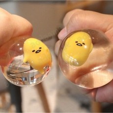 구데타마 말랑이 달걀괴물 액체 촉감놀이 1+1, 달걀괴물 말랑이 1+1, 2개
