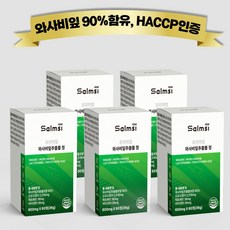 살므시 와사비잎 추출물 HACCP인증, 10개월, 5개, 60정