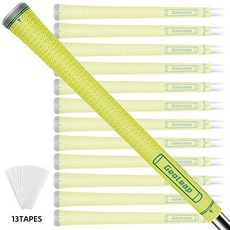 Geoleap - 글로리-S 골프 클럽 그립 스탠다드 사이즈 13개 세트 색상 택1, Color = Yellow, 본문참고