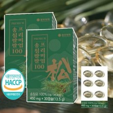 송침팔팔100 프리미엄 고농축 솔잎증류농축액100% 적송유 송침유 솔잎엑기스 혈관 혈당건강 영양제, 30정, 2개