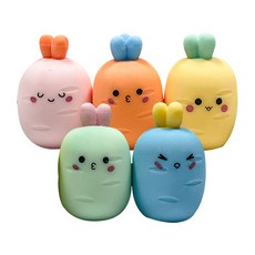 모형 대형 왕 당근 점토 모찌 주물럭 말랑이 클레이, 랜덤