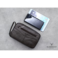 소가죽통장파우치