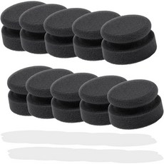 Detailmate 폴리싱 스펀지 세트 10개입 소프트 블랙 90/50mm