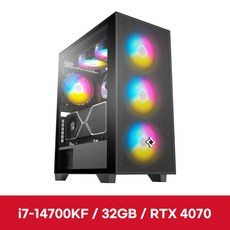 이엠텍 레드빗 PC HERO - I7NA01 (I7-14700KF/RTX4070/32GB(16Gx2)/NVMe1TB)