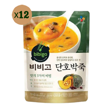 비비고 단호박죽 450g, 12개