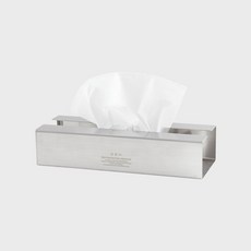 지비에이치 STAINLESS STEEL TISSUE CASE (3 COLORS) 티슈케이스 + 리필티슈 1EA