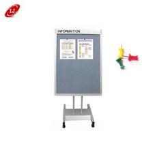 스탠드게시판 DS-1700 Blue 450x780 압핀꽂이식