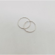 꼬임실버반지