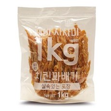 고구마강아지간식 D17 테비 사사미 1kg 치킨꽈배기 애견간식