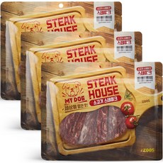 마이독스테이크하우스 강아지 간식 스테이크, 소고기, 320g, 3개