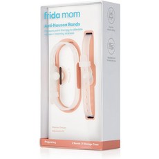 프리다맘 FridaMom 임산부 메스꺼움 입덧밴드(핑크) 밴드2개+보관함 포함, 핑크(밴드2개 보관함 포함)