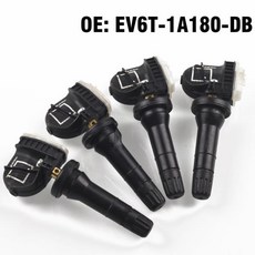 타이어공기압센서 TPMS 외부 타이어 압력 센서 포드 몬데오 포커스 C맥스 피에스타 쿠가용 4 개, 한개옵션0, 4개