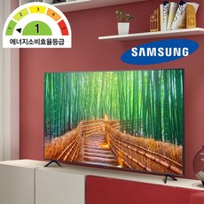 [삼성전자 TV] [무료설치] TV 모니터 유튜브 UHD 4K LED TV 에너지효율 1등급 EWOOTEC, 스탠드형, 138.7cm(55인치)