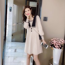EVSOUMAC 브리엘리 당일발송(레드) 스퀘어넥 빅 카라 플레어 니트 미니원피스