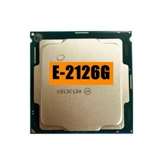 12MB 80W CPU 프로세서 3.3GHz 6 제온 용 마더보드 6 서버 코어 스레드 LGA1151 E2126G 프로세서 C240 E-2126G