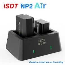 드론용품 ISDT NP2 공기 USB C 충전기 믹스 채널 스마트 APP 연결 호환 NP-BX1 NP-FZ100 NP-FW50, official set, 01 official set, 1개