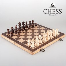 퀸즈갬빗 퀸스갬빗 고급 원목 체스판 보드게임, A