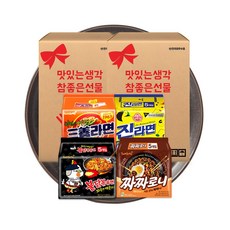 [도매꾹 특가샵] [20입1박스] [품질보증] [삼양라면 불닭볶음면 짜짜로니] 맛있는생각 참좋은선물, [젓가락5벌][맛참]삼양20봉(5입X4) - 도매꾹