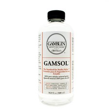 [갬블린] 갬솔 GAMSOL OMS 미네랄스피릿 유화용, 500ml, 1개