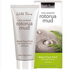 WildFerns Rotorua Mud Warm Face Pack 와일드펀 로토루아 머드웜 페이스팩 (진저+클로브 함유) 90mL
