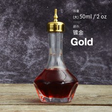 유리병 칵테일 비터 병 30ml 50ml, [06] Gold Plated 50ml, 1개