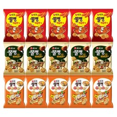 "쫄병스낵세트_매콤한맛5개+바베큐맛5개+안성탕면맛5개, 82g, 1세트