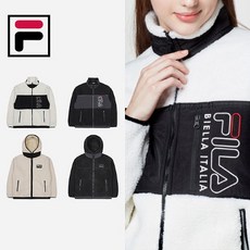 휠라 팝콘 보아 플리스 양털 자켓