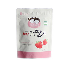 맛있는풍경 유기농 100% 순수딸기, 6개, 15g