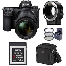 Nikon Z7 FX-Format Mirrorless Digital Camera with 24-70mm Lens Starter Bundle with FTZ Mount Adapt, One Color_One Size, 상세 설명 참조0, One Size
