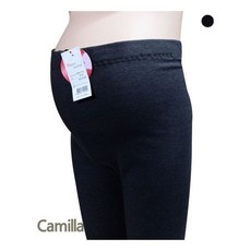 꿀땡 허리조절 밴딩처리 만삭까지 임부 기모 9부 cha*707QC