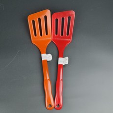 멜라민 왕반월 구멍 뒤집개 전 부침 대형 다용도 뒤집게 뒤지개, 색상랜덤, 1개