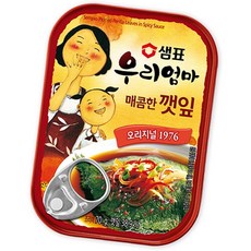 샘표 우리엄마깻잎 매콤한맛 70g 식자재 평점 상위, 1개