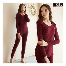 [EXR 의류] [EXR] 여성 마이크로 듀얼 기모 언더웨어 버건디