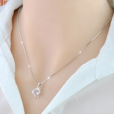 라미컴 해외배송 클로버 목걸이Chow Tai Fook Huanmei 24k 옐로우 골드 목걸이 로즈 골드 박동 스마트 목걸이 여성 간단한 네잎 클로버 스마트 펜던트