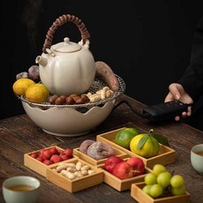 전기 티팟세트 일본 군고구마 감자 세라믹 스토브, 세라믹스토브+석쇠, 1개, 상세페이지 참고