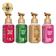 Bath and Body Works 배스앤바디웍스 크리스마스 홀리데이 패키지 젠틀 포밍 핸드워시 혼합 4개, 1개
