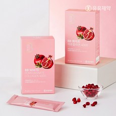 유유제약 BB화이트석류콜라겐 4000mg 30포(1개월분 콜라겐젤리 국내 최대함량)