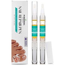 해외 8월 Puriderma 손톱 및 발톱 수리 펜 2pcs- 네일 솔루션, saleoop 2 카운트