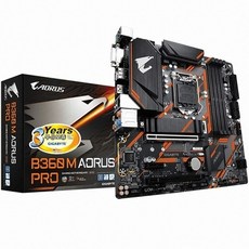 [멸치쇼핑]GIGABYTE B360 M AORUS PRO 피씨디렉트, 상세페이지 참조