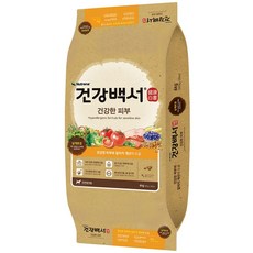 건강백서 전연령 건강한피부 기능성 사료, 피부/피모, 6kg, 1개 - 가수분해사료