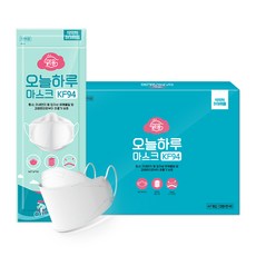 오늘하루마스크 KF94 60매, 오늘하루 마스크 KF94 60매, 화이트, 1개