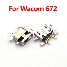 마이크로 USB 잭 소켓 커넥터 와콤 CTL 472 CTH 490 690 인튜어스 4100 6100 4100WL 6100WL 용 10, 한개옵션0
