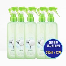 네이처 리퍼블릭 매끈매끈 때샤워 코튼 각질제거 때필링 바디스크럽, 250ml, 12개