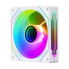 세고텝 Segotep HB12 리버스 ARGB PWM 시스템 케이스 쿨러 (WHITE), 1개입