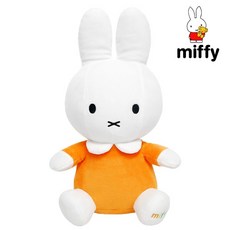 [공식정품] MIFFY 미피 싯팅 애착 인형 30cm - 6color, 01. 미피 브루너 - Orange