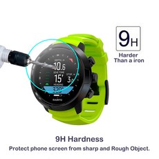 SUUNTO D5 DX D4F D6I D4I Novo smartwatch를위한 2Pcs 2.5D 9H 강화 유리 스크린 보호자 SUUNTO d5를위한 명확한 반대로 찰상 유리|, 단일, 1개